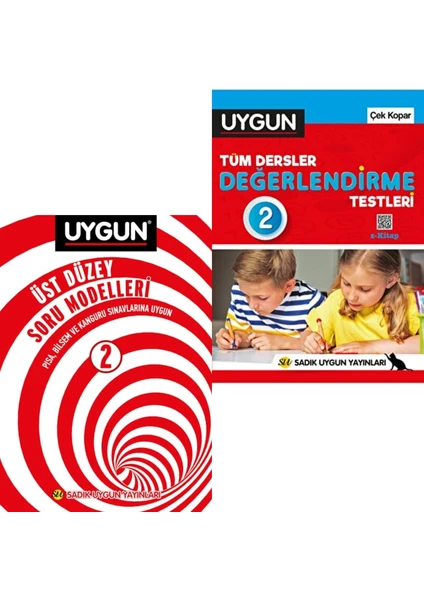 Sadık Uygun Yayınları Üst Düzey 2. Sınıf Soru Bankası (Bilsem) + Tüm Dersler Değerlendirme Testi 2. Sınıf