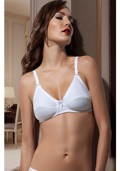 Ayyıldız kadın 556 Beyaz Penye Toparlayıcı Sütyen