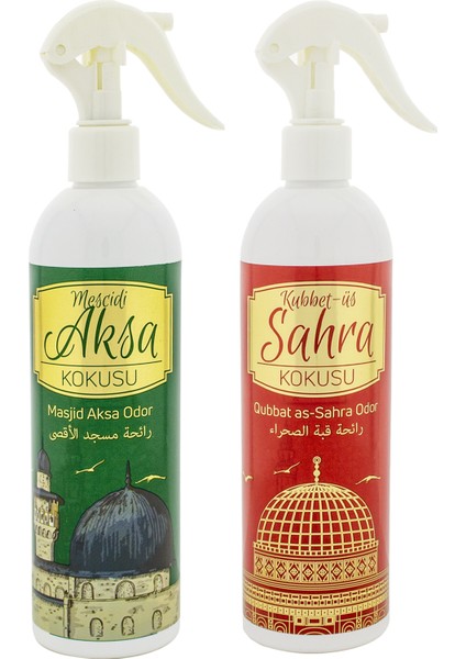 Mescidi Aksa ve Kubbetüs Sahra Kokusu Sprey 400 Ml. Beyaz