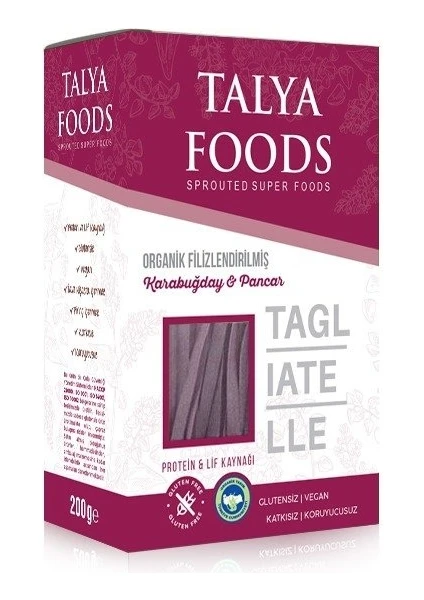 Talya Foods Mor Havuç Pancar Taglıatelle 200 gr