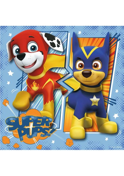 Çocuk Puzzle 3X49 Parça Paw Patrol 80366