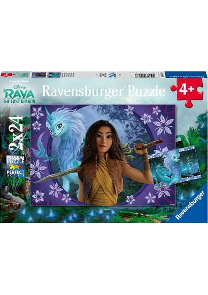 Çocuk Puzzle 2X24 Parça Wd Raya 50970