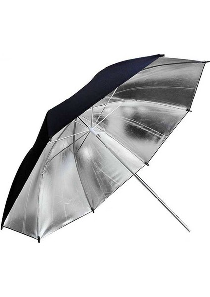 Black/silver Şemsiye 83 cm