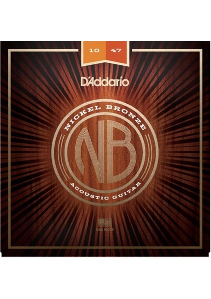NB1047 Nikel Bronz Akustik Gitar Teli
