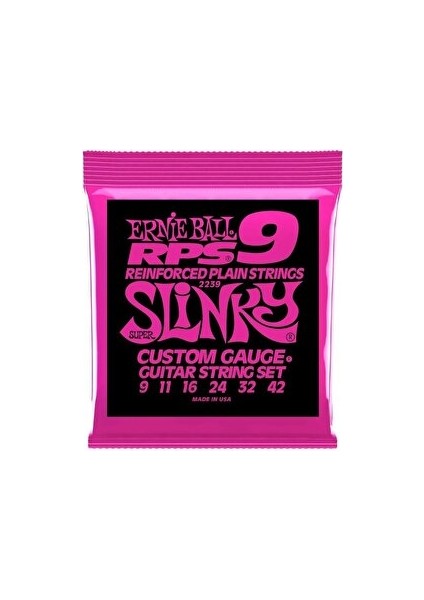 P02239 (RPS-9) Slinky Nickel 09-42 Elektro Gitar Teli
