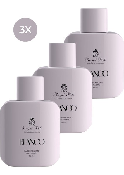 Blanco 3'lü Kadın Parfüm Seti 50 ml Edp (3 Adet)