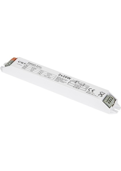 2X20 Elektronik Balast CT-2513