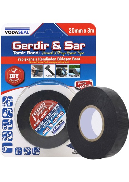 Gerdir Sar Esnek Tamir Bandı 20 mm x 3 mt