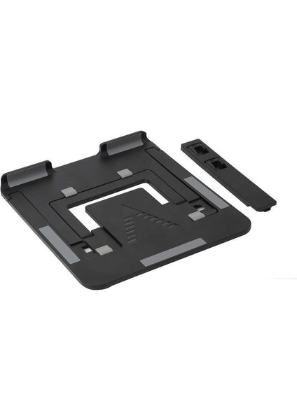 Laptop Macbook Stand Telefon Standlı Ayarlanabilir Kademeli Stand Siyah