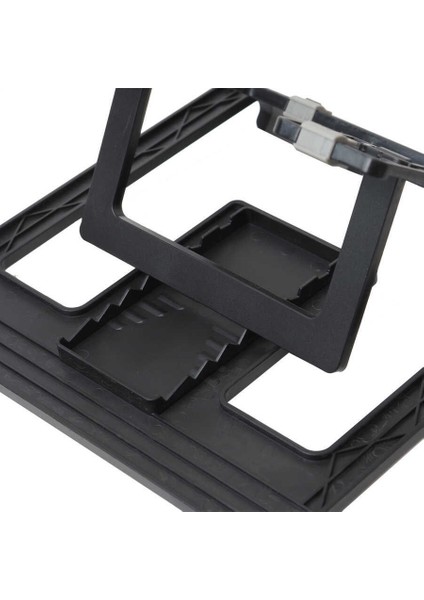 Laptop Macbook Stand Telefon Standlı Ayarlanabilir Kademeli Stand Siyah