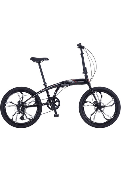 Slcn 400 24 Hd Shimano Altus Katlanır Bisiklet Metalik Yeşil