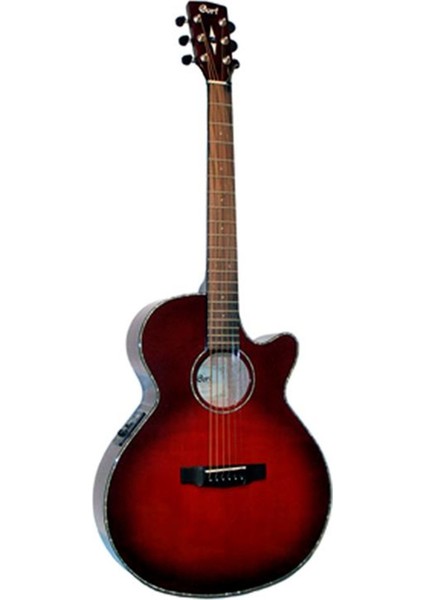 Sfx-Etwb Trans Wine Burst Elektro Akustik Gitar