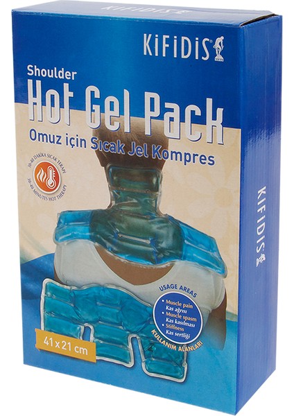 K816 Kifidis Omuz Için Sıcak Jel Kompres 41X21 cm