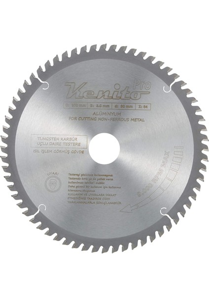 Daire Testere, Alüminyum 200 x 30 x 3.0 x 2.2 mm 64