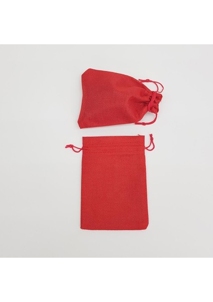Jüt Keten Ipli Çuval Kese Çanta 9X13 Cm. - 5 Adet