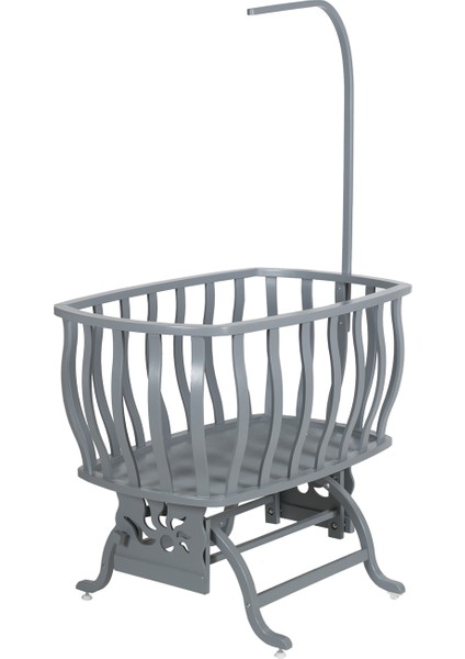 Beşik, Fiyonklu, Özel, G1 Mdf Sallanan Beşik + Uyku Seti + Cibinlik - Gri fırsatları