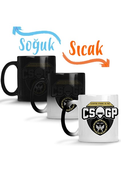 Counter Strike Global Offensive Sniper Cs Go Gp Sihirli Kupa Bardak Porselen
