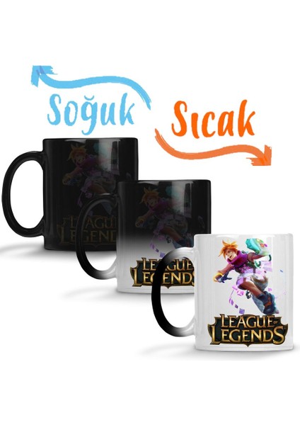 Arcade Ezreal Sihirli Kupa Bardak Porselen
