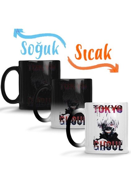Tokyo Ghoul Sihirli Kupa Bardak Porselen