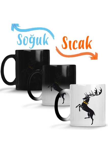 Game Of Thrones Baratheon Sihirli Kupa Bardak Porselen