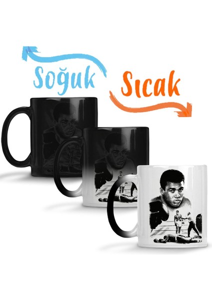 Muhammed Ali Boks 03 Sihirli Kupa Bardak Porselen