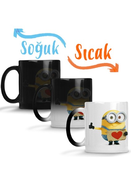 Minion Minions 03 Sihirli Kupa Bardak Porselen