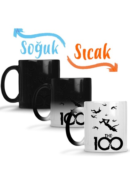 THE100 Trigedakru Sihirli Kupa Bardak Porselen