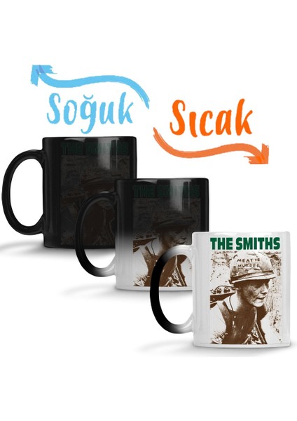The Smiths Meat Is Murder Sihirli Kupa Bardak Porselen