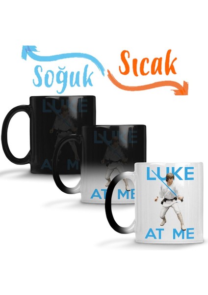 Luke At Me Sihirli Kupa Bardak Porselen