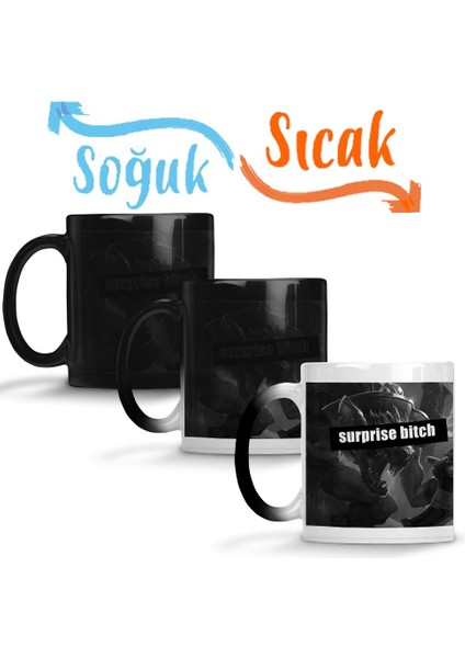 Surprise Sihirli Kupa Bardak Porselen