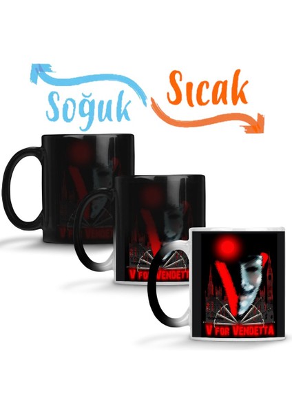 Vendetta Sihirli Kupa Bardak Porselen