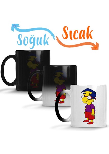 Milhouse Van Houten Sihirli Kupa Bardak Porselen