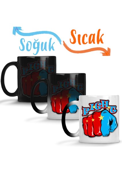 Fight Club Sihirli Kupa Bardak Porselen