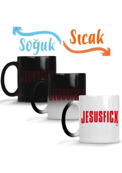 Jet Shark Sihirli Kupa Bardak Porselen