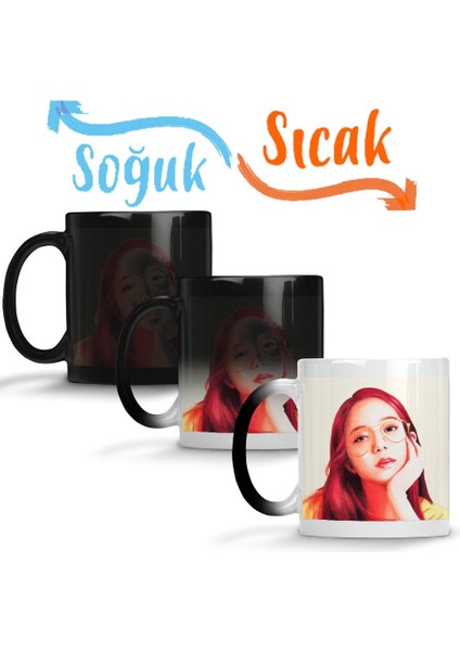 Blackpink Jisoo Sihirli Kupa Bardak Porselen