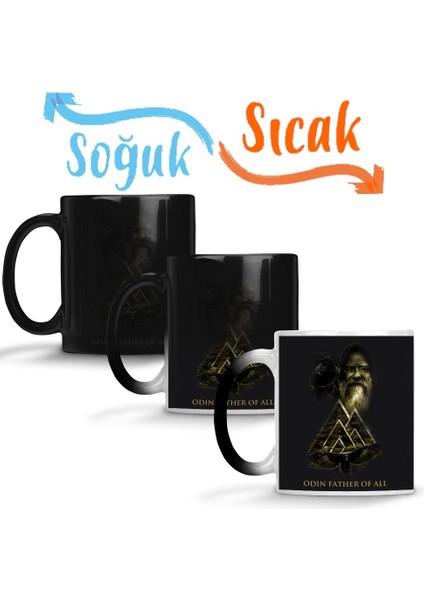 Odin Father Of All Sihirli Kupa Bardak Porselen