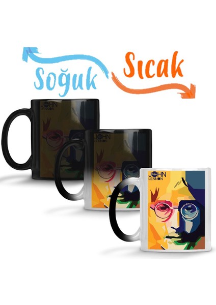 John Lennon Sihirli Kupa Bardak Porselen