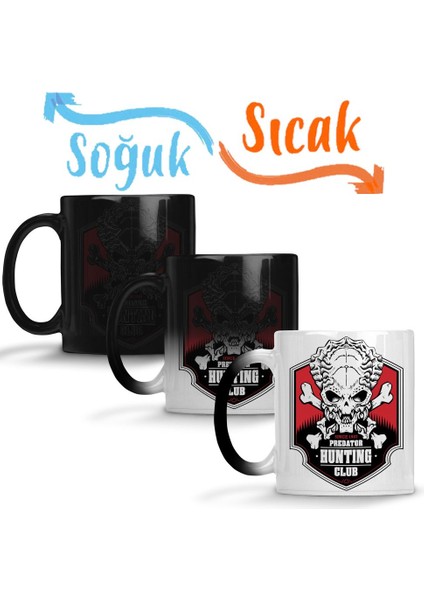 Predator Hunting Club Sihirli Kupa Bardak Porselen