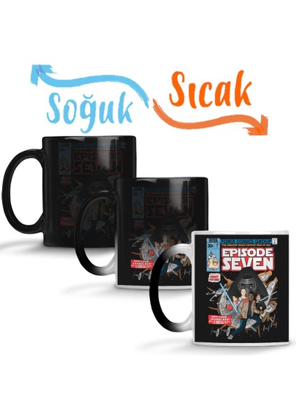 Star Wars Epısode Seven Sihirli Kupa Bardak Porselen