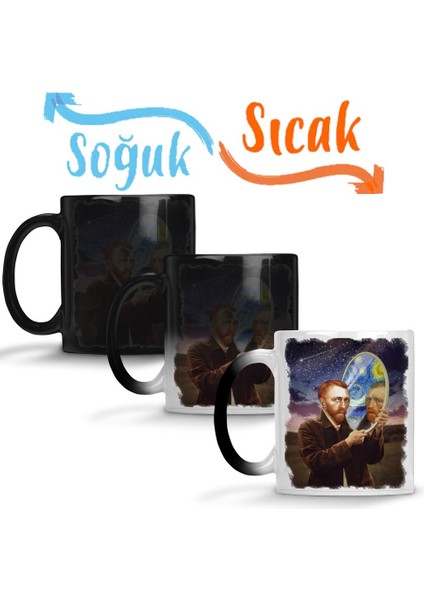 Van Gogh Sihirli Kupa Bardak Porselen