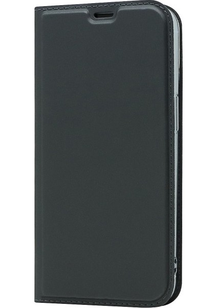 Apple iPhone 13 Pro Için Çok Yönlü Korumalı Kart Yuvalı Standlı Darbeye Dayanıklı Deri Kılıf - Siyah (Yurt Dışından)