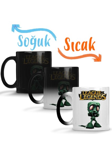 League Of Legends Sihirli Kupa Bardak Porselen