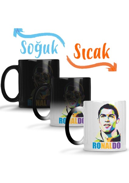 Ronaldo Sihirli Kupa Bardak Porselen