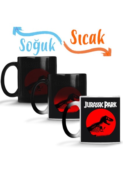 Jurassic Park Sihirli Kupa Bardak Porselen