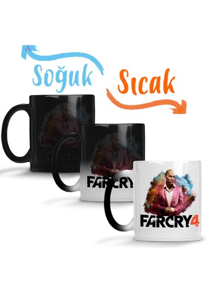Far Cry 4 Pagan Min Sihirli Kupa Bardak Porselen