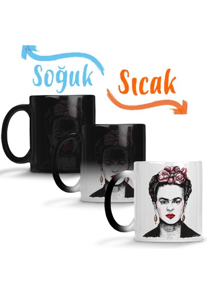 Frida Kahlo 08 Sihirli Kupa Bardak Porselen
