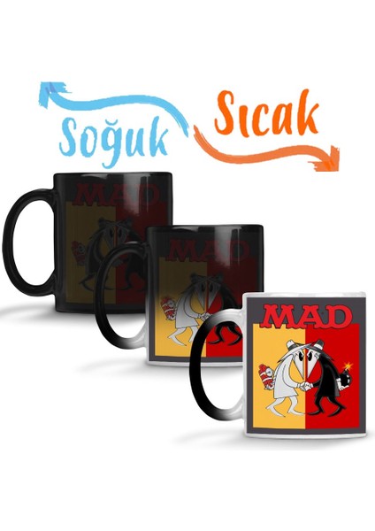 Mad Spy Vs Spy Sihirli Kupa Bardak Porselen
