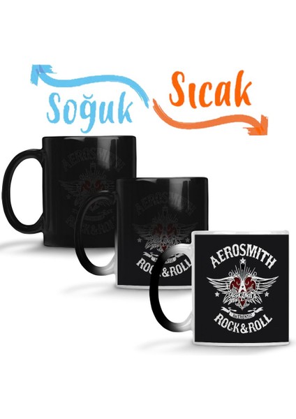 Aerosmith Sihirli Kupa Bardak Porselen