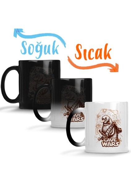 Cave Wars Sihirli Kupa Bardak Porselen