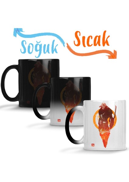 Juggernault Dota Sihirli Kupa Bardak Porselen